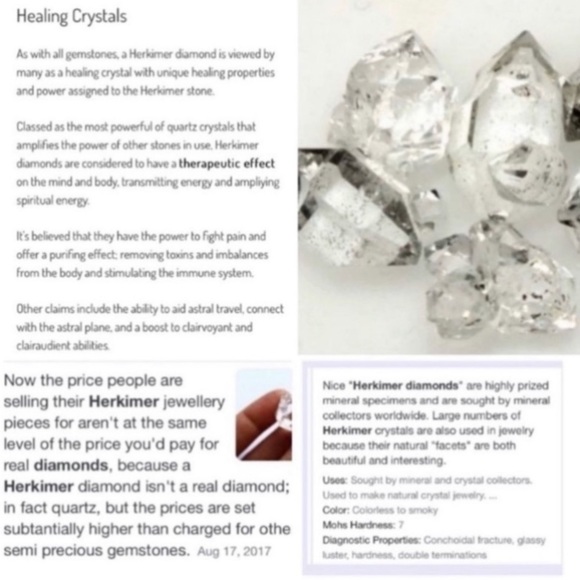 Herkimer diamond iridescent labradorite boho bead crystal quartz gems bracelet - Picture 6 of 16